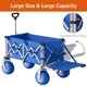 thumbnail image 5 of Carretilla Plegable Multifuncional HAAGEEP de Alta Resistencia Carga de 227 kg Azul, 5 of 8