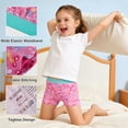 thumbnail image 6 of BIG ELEPHANT Toddler Girls' Underwear Boxer Briefs，100% Cotton Breathable Panties, 10 pack (4T-9Y), 6 of 7
