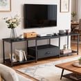 thumbnail image 1 of Mueble para TV Estilo Industrial Negro de 1.8 m, Ideal para Sala y Dormitorio, 1 of 7