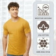 thumbnail image 4 of Tultex Men's Fine Jersey T-Shirt, Assorted Short Sleeve T-Shirts 100% Ring-Spun USA Cotton Bulk Tee, Mix Tees (Dark Color 9 Pack, 4XL), 4 of 7