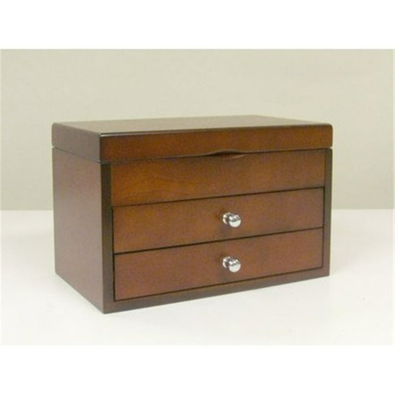 Proman Products Bellissimo Genoa Jewelry Box in Cherry