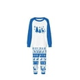 thumbnail image 2 of Uaswgudfs Christmas Family Matching Pajamas Set, Reindeer & Star Print Long Sleeve Raglan Top + Dual Pocket Pants, Festive Holiday Sleepwear for – Walmart Bestseller, 2 of 5