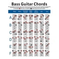 thumbnail image 1 of Bass Guitar Chart Electric Bass Guitar Music Practice Assorted Color Beginner Resource 1Pack, 1 of 4