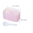 thumbnail image 2 of Home Diy Rice Ball Mould Rectangular Multilayer Sushi Maker With Spoon (Pink), 2 of 9
