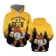 thumbnail image 3 of Nueva sudadera con capucha con estampado 3D en blanco y negro de Sasquatch Bigfoot, sudadera informal unisex, ropa de calle de tendencia, camisetas con capucha con personalidad, 3 of 5