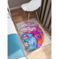 thumbnail image 6 of Animal Rugs, Kitchen Rug, Colorful Rugs, Accent Rugs, Personalizeds Rugs, Bedroom Rug, Animal Rug, Floral Three Elephants Rugs, Soft Rugs, 1.7'x2.3' - 50x70 cm, 6 of 8