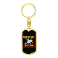 thumbnail image 4 of Make This Fast Bitcoin Crypto Stainless Steel or 18k Gold Premium Swivel Dog Tag Keychain, 4 of 16