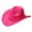Hot Pink, variant on Western Cowboy Hat for Kids Boy Girl Classic Cowboy Cowgirl Dress Up Hat with Buckle