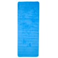 thumbnail image 1 of Lavish Home Tapis de Bain en Mousse à Mémoire de Forme Rayé Extra Long, 24 par 60 Pouces, Bleu, 1 of 10