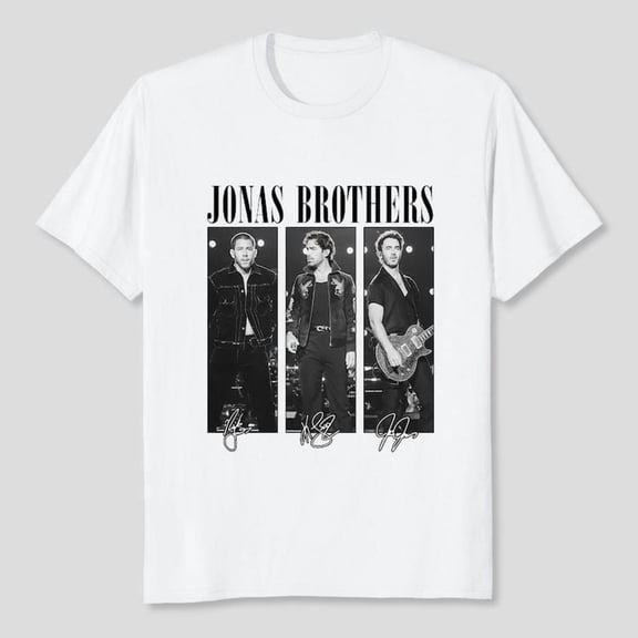 Jonas Bros 20th Annivesary Tour 2025 Shirt, Vintage Jonas Brothers Tour Shirt Unisex, Sizes S-5XL, Tbun