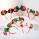 thumbnail image 4 of Diadema con lazo y orejas de ratón navideñas, aro para el pelo con lentejuelas, decoración de princesa para fiesta con purpurina, accesorios para disfraz de Cosplay para niñas y mujeres, 4 of 4