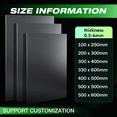 thumbnail image 6 of 100X250X3.0MM Carbon Fiber Sheet 100% 3K Carbon Fiber Laminate Plate Twill Weave Panel Sheet 3MM Thickness Matte Finish, 6 of 6