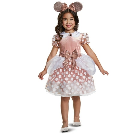 Disney's Minnie Toddler Classic Rose Gold Minnie Mouse Halloween