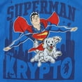 thumbnail image 2 of Warner Bros. Superman and Krypto Long Sleeve Shirt (Boys), Sizes 3T-7, 2 of 3