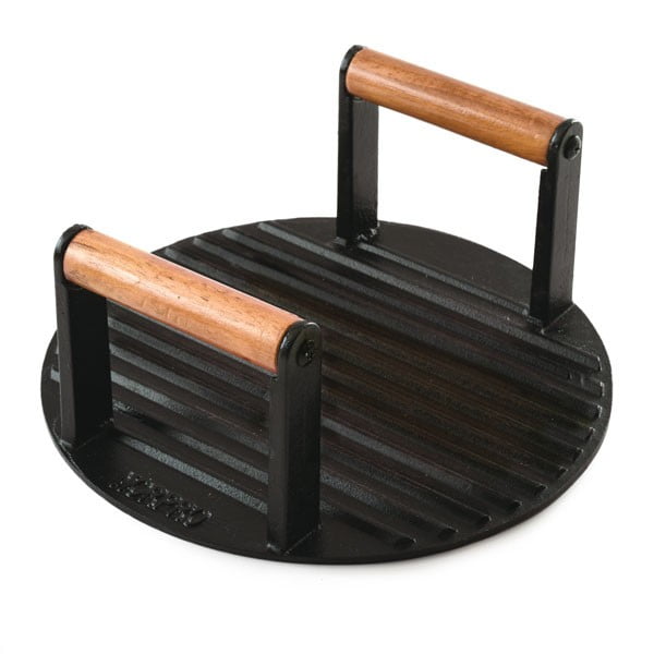 Norpro 1390 PreSeasoned Cast Iron Grill Top/ Bacon Press