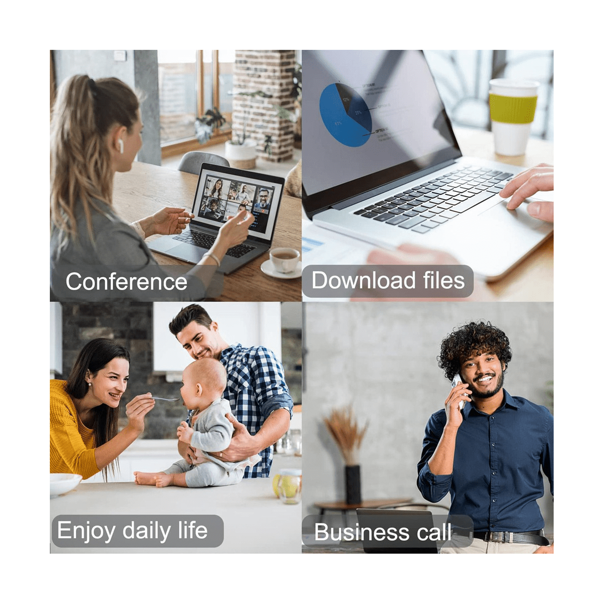 3Pcs USB Mouse Jiggler Undetectable Automatic Computer Mouse Computer