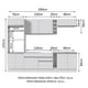 thumbnail image 3 of Cocina Integral Completa Modular Madesa Vicenza 290cm BB, 3 of 5