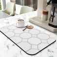 thumbnail image 2 of Innovative Dish Drying Mats with Diatom Mud Rubber Back Stylish Coffee Bar Mat & Dish Drying Pad Perfect for Kitchen Counters & Coffee Machines Hides Stains, Coffee Mat 19.5x12in, 2 of 7