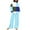 Sky Blue, variant on Jgppe Women's 2 Piece Outfits Casual Loose Long Sleeve Pullover Tops and Loose Long Pants with Pockets Lounge Set
