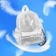 thumbnail image 1 of Mochila escolar transparente de PVC resistente al agua, ideal para estudiantes, viajes, playa y actividades al aire libre., 1 of 7