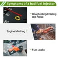 thumbnail image 6 of No.16450RCAA01 Fuel Injector for Honda Odyssey 3.5 2005-2017 Flow Match Black Fuel Nozzle 1 Pc, 6 of 6