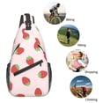 thumbnail image 5 of Lsque Strawberry Pattern Cross Chest Bag Diagonally – Premium Durable Front Chest Sling with Adjustable Padded Strap, High-Capacity Storage, 5 of 8