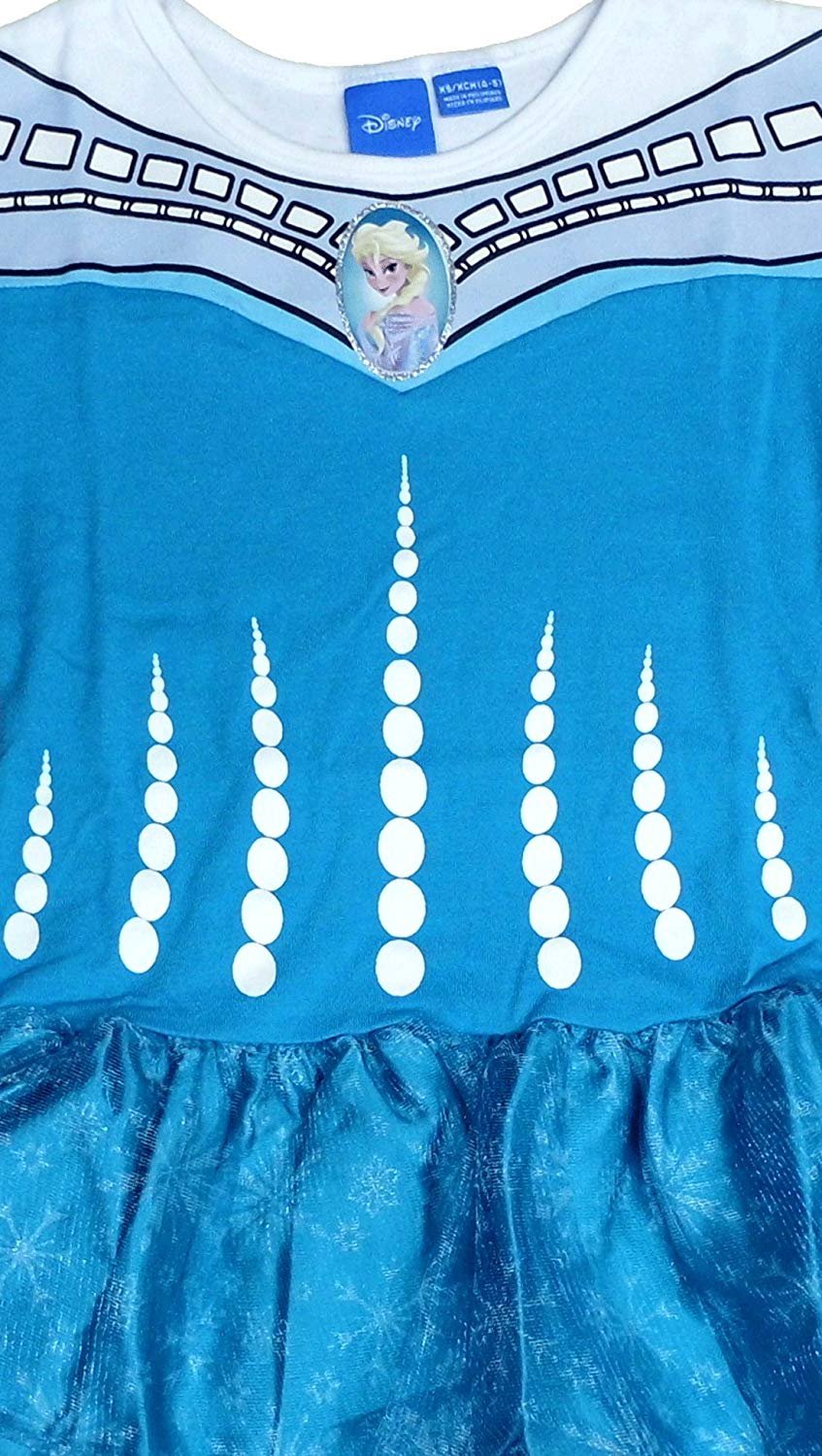 Disney Frozen Big Girls' Short Sleeve Dress Elsa 4-5 - image 2 of 2