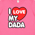 thumbnail image 4 of Inktastic I Love My Dada Boys or Girls Baby T-Shirt, 4 of 5