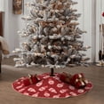 thumbnail image 4 of KLL Christmas Tree Skirt,Party Decorations Farmhouse for Christmas Decorations Holiday Party 36" -Gnomes Holding Hearts, 4 of 6