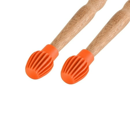 

2Pcs Drum Stick Head Rubber Sleeve Drumstick Mute Silencer Practice Accessories
