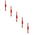 thumbnail image 1 of LQXZWJY Lot de 5 Crayons de Charpentier Solides, Crayons Mécaniques à Trous Profonds pour Architecte de Menuiserie (Rouge), 1 of 5