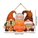 thumbnail image 3 of Gnomo de Acción de Gracias Calabaza Bendiciones de Acción de Gracias Letrero de Madera Decoración, 3 of 5