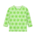 thumbnail image 4 of YUNAFFT T-shirts Décontractés Créatifs pour Enfants Manches 3/4 Col Rond Unisexes Confort Élégant, 4 of 5