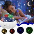 thumbnail image 4 of Multicolor Star Night Light Projector - USB-Powered Nebula Projection Lamp for Kids Adults Bedroom Decor, Romantic Mood Light for Party Holiday Gift, 4 of 8