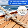 thumbnail image 5 of ISURE MARINE Grade 316 Stainless Steel Cam Cleat with Leading Ring for Boat Hardware Accessories, 5 of 5