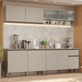 thumbnail image 2 of Cocina Integral Completa Modular Madesa Nice 240cm Crema, 2 of 6