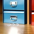 thumbnail image 1 of FUTUREORYY 10Pcs Steel Shelf Support Heavy Duty Shelf Clips Silver for General Users, 1 of 4