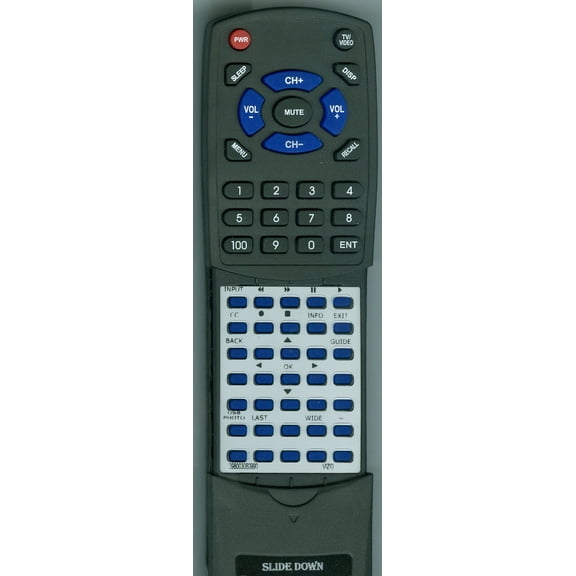 Replacement Remote for VIZIO 0980-0306-0990, 098003060990, RT098003060990, XRT010, E291A1, E321VT, E320A0, E320A1, E241A1, E471VLE, A470A0, E470A0, E