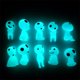 thumbnail image 3 of 10 estatuas de elfos de árbol Blu-ray (altura de 2,8 a 3,8 cm), mini elfos de árbol luminosos de resina, solemnes y encantadores, adecuados para la decoración interior y exterior del hogar y el jardí, 3 of 5