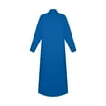 thumbnail image 3 of BVnarty Men's Clergy Cassock Long Black Priest Robe Pastor Preacher Minister Clergyman Vestments Blue L, 3 of 3