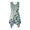 Tropical Leaf Print, variant on HELLHERO Ladies Irregular Hem Casual Dress, Yellow White Floral Asymmetric Sleeveless Sundress, with Side Pockets Midi Dress for Pool Party and Vacation