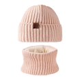 thumbnail image 4 of HNMKIU Winter Knitted Hat Scarf Set Thermal Unisex Ear Warmer Neck Cozy Cold Weather Outdoor Skiing Camping Travel Pink - One Size, 4 of 4