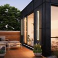 thumbnail image 1 of Lámpara de pared para exteriores, tirarere larga moderna, luz de pared de jardín LED, candeliere de lámpara para porche, candeliere, decoración de , Luz cálida de 60x9x4cm shamjiam Lámpara de pared larga para exteriores, 1 of 6