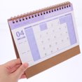 thumbnail image 2 of WORGEOUS Mini calendario de escritorio 2025, calendario de mesa pequeño, mini calendario diario, calendarios planificadores mensuales para uso en el hogar, oficina, escuela, negocios, 2 of 8