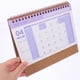 thumbnail image 2 of WORGEOUS Mini calendario de escritorio 2025, calendario de mesa pequeño, mini calendario diario, calendarios planificadores mensuales para uso en el hogar, oficina, escuela, negocios, 2 of 8