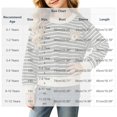 thumbnail image 3 of akafmk Girls Long Sleeve Shirts Ruffle Crew Neck Sweatshirt Pullover Embroidery Warm Base Layer Tops Fall Winter Clothes, 0-13Y, 3 of 5