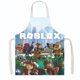 thumbnail image 3 of Roblox-delantal de dibujos animados para niños y adultos, bata sin mangas de lino y algodón, antiincrustante, antisalpicaduras de aceite, para el hogar y la cocina, 3 of 4