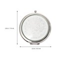 thumbnail image 4 of EeaseCA Round Double-sided Makeup Mirror Foldable Mini Mirror Outdoor Portable Mirror, 4 of 7