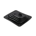 thumbnail image 3 of Mr Gasket Black Rubber Manual Transmission Shift Boot with Chrome Plated Steel Ring, 3 of 6