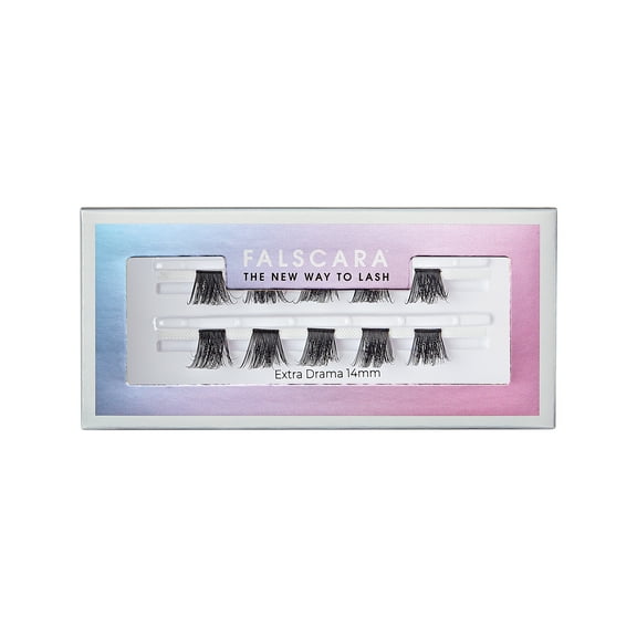 KISS Falscara Single Pack, Lash Clusters, Extra Drama Wisps, 14 mm, 10 Wisps